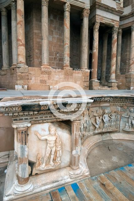 Libya, Sabratha, Theatre, 2007. Creator: Ethel Davies.