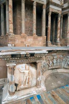 Libya, Sabratha, Theatre, 2007. Creator: Ethel Davies