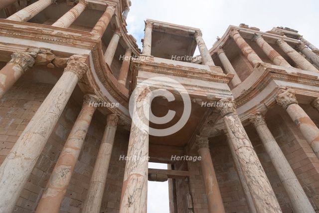 Libya, Sabratha, Theatre, 2007. Creator: Ethel Davies.
