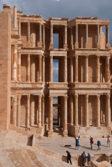 Libya, Sabratha, Theatre, 2007. Creator: Ethel Davies