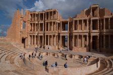 Libya, Sabratha, Theatre, 2007. Creator: Ethel Davies