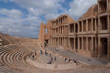 Libya, Sabratha, Theatre, 2007. Creator: Ethel Davies