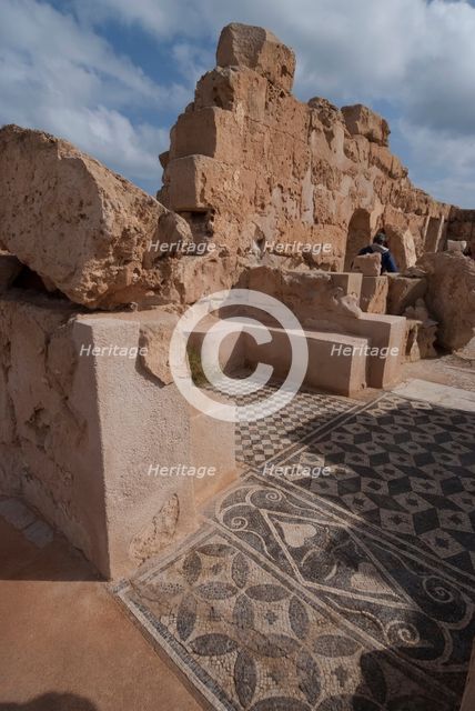 Libya, Sabratha, Theatre Baths, 2007. Creator: Ethel Davies.