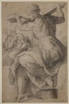 Libyan Sibyl, c.between 1573 and 1600. Creator: Unknown Italian; After Michelangelo Italian, 1475-1564