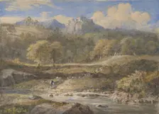 Licenza, near Rome: Horace's Villa, ca. 1828-29. Creator: William Havell