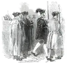 Lichfield "Greenhill Bower" - Sergeants at Mace, Sword Bearer, Crier, 1850. Creator: Unknown
