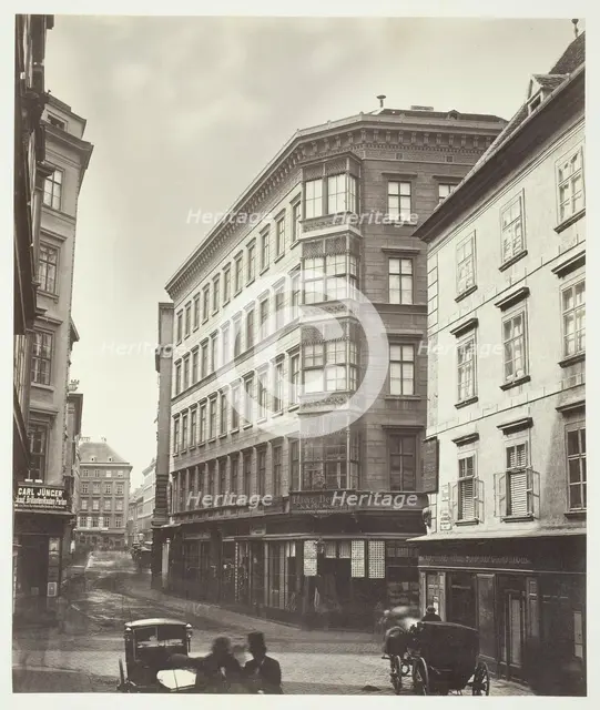Lichtensteg No. 2, Zinshaus des Herrn A. Denk, 1860s. Creator: Unknown.