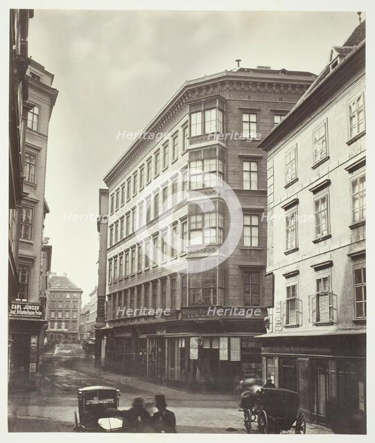 Lichtensteg No. 2, Zinshaus des Herrn A. Denk, 1860s. Creator: Unknown.