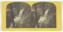Lick Brook, near Ithaca, N.Y. 1st and 2d Falls, 1860/65. Creator: J. C. Burritt