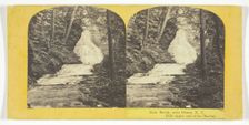 Lick Brook, near Ithaca, N.Y. Falls upper end of the Ravine, 1860/65. Creator: J. C. Burritt