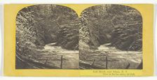 Lick Brook, near Ithaca, N.Y. View in Ravine above 2d Fall, 1860/65. Creator: J. C. Burritt