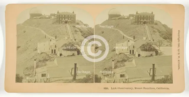 Lick Observatory, Mount Hamilton, California, 1895. Creator: BW Kilburn.
