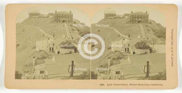 Lick Observatory, Mount Hamilton, California, 1895. Creator: BW Kilburn.