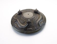 Lid of a container (possibly a pou), Shang dynasty, ca. 1200-1100 BCE. Creator: Unknown