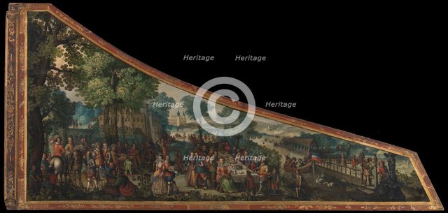 Lid of a harpsichord, 1626. Creator: Philip Schey.
