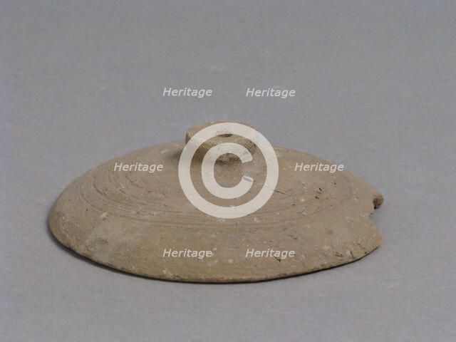 Lid, Coptic, 4th-7th century. Creator: Unknown.