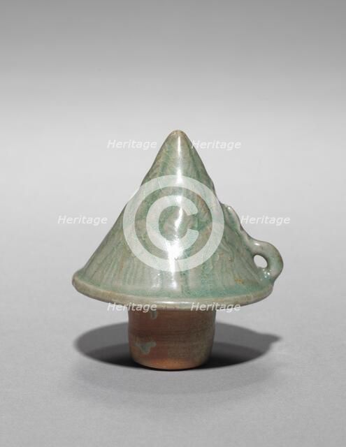 Lid for Bamboo Shoot-shaped Ewer, 1100s. Creator: Unknown.