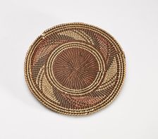 Lid for basket, 1870-1885. Creator: Unknown