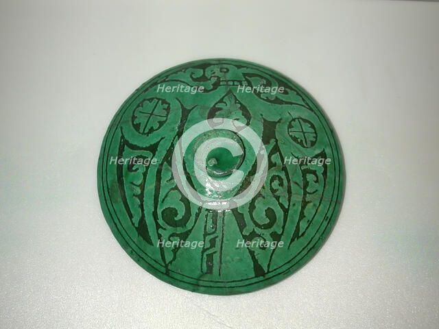 Lid, Iran, 12th-13th century. Creator: Unknown.