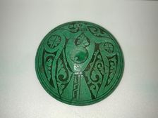 Lid, Iran, 12th-13th century. Creator: Unknown