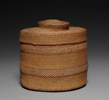 Lidded Basket, Unassigned, before 1917. Creator: Unknown