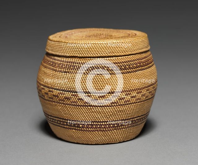Lidded Bowl, c 1875- 1900 ?. Creator: Unknown.