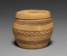 Lidded Bowl, c 1875- 1900 ?. Creator: Unknown