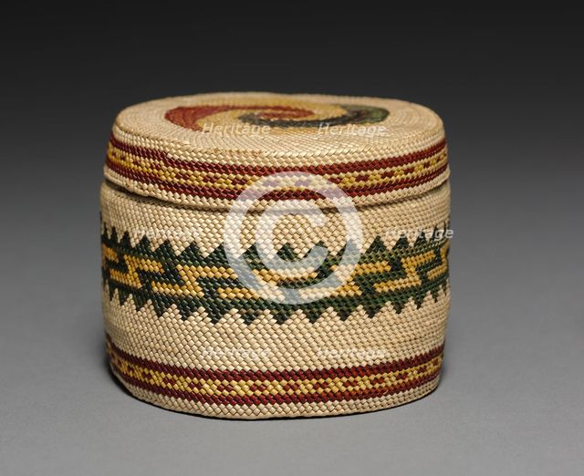 Lidded Bowl, c 1875- 1925. Creator: Unknown.