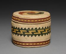 Lidded Bowl, c 1875- 1925. Creator: Unknown