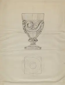 Lidded Compote, c. 1936. Creator: Albert Eyth