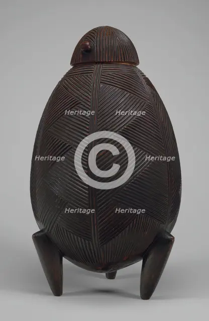 Lidded Container, South Africa, Mid-late 19th century. Creator: Unknown.