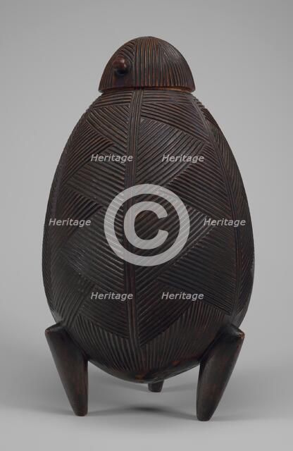 Lidded Container, South Africa, Mid-late 19th century. Creator: Unknown.