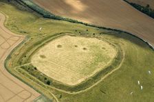 Liddington Castle hillfort, Swindon, 2022. Creator: Damian Grady