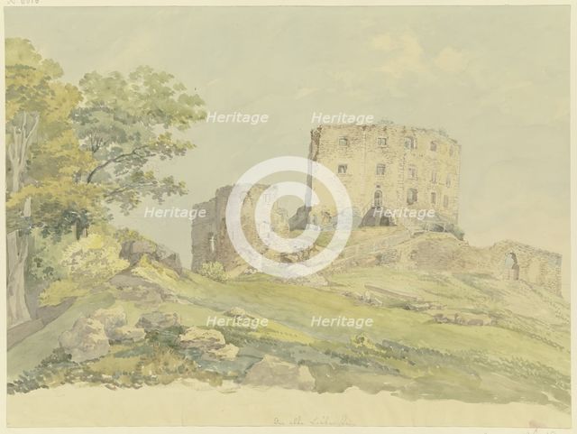 Liebenstein ruins, c1800-1806. Creator: Georg Melchior Kraus.