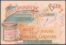 Liebig Company Meat extract, 1880s