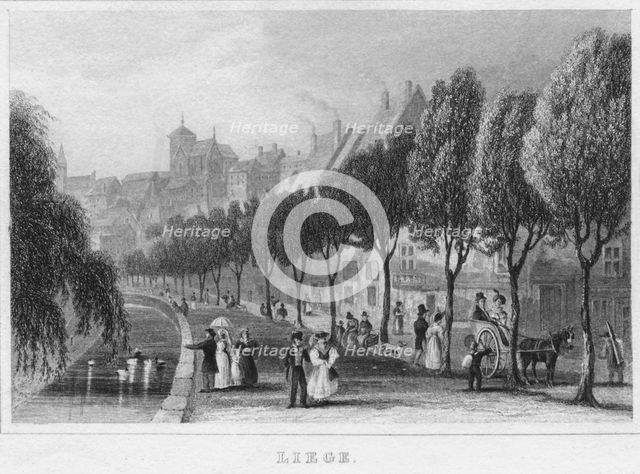 'Liege', 1850. Artist: R Brice.