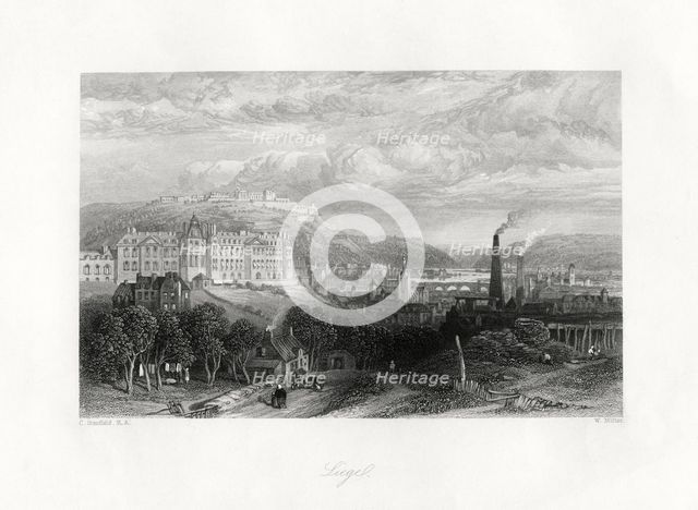 Liege, Belgium, 19th century. Artist: W Miller