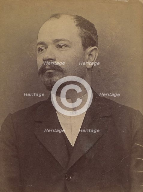 Liégeois (ou Liegois), François. 30 ans, né à Vilette (Meurthe & Moselle). Cordonnier. Ana..., 1894. Creator: Alphonse Bertillon.