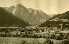 Lienz and the Spitzkofel, Tyrol, Austria, c1935. Creator: Unknown