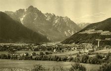 Lienz and the Spitzkofel, Tyrol, Austria, c1935. Creator: Unknown