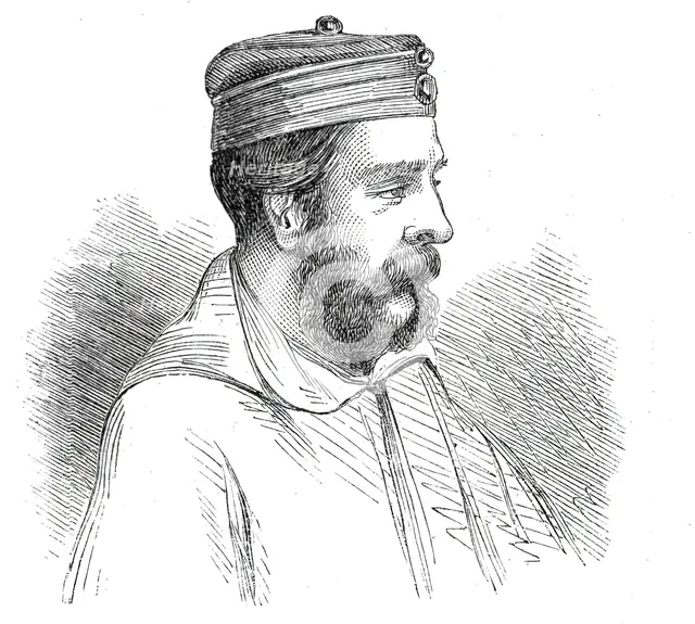 Lieut.Col. Dunne, Commander of the English Battalion in Sicily, 1860. Creator: Unknown.