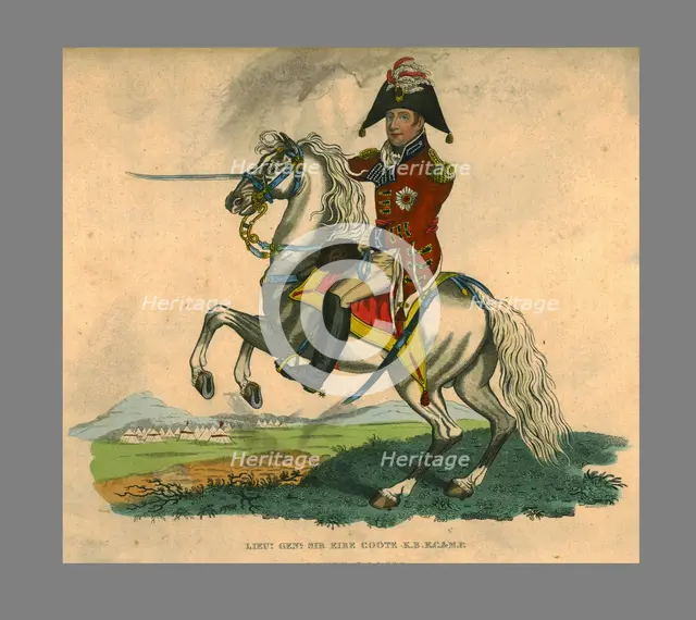 'Lieut. Genl. Sir Eire Coote. K.B. K.C.&M.P.', 1816. Creator: John Romney.