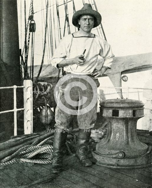 'Lieut. H. E. De P. Rennick', c1910–1913, (1913). Artist: Herbert Ponting.