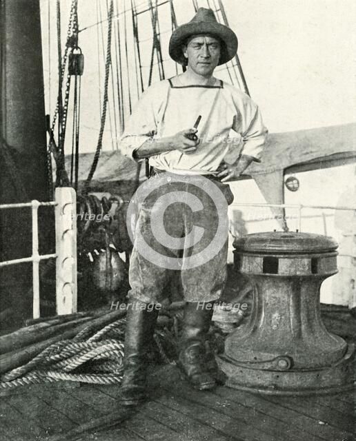 'Lieut. H. E. De P. Rennick', c1910–1913, (1913). Artist: Herbert Ponting.