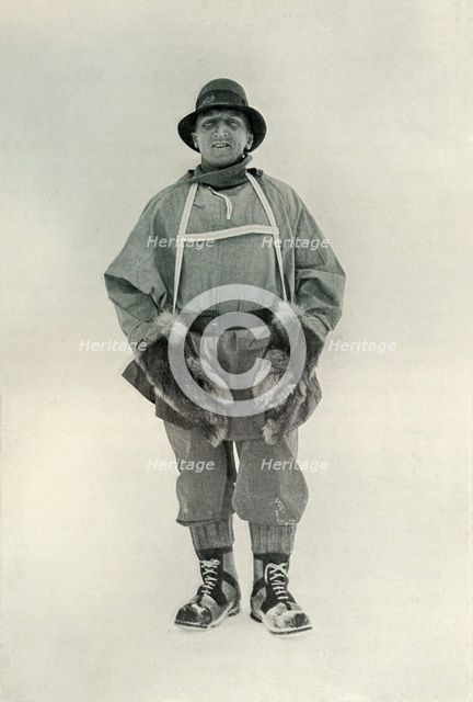 'Lieut. H. R. Bowers - 'Birdie', January 1911, (1913). Artist: Herbert Ponting.