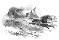 Lieutenant Waghorn's Travelling Carriage, 1845. Creator: Unknown