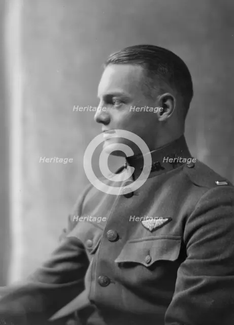 Lieutenant Allan, portrait photograph, 1918 Mar. Creator: Arnold Genthe.