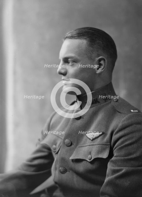 Lieutenant Allan, portrait photograph, 1918 Mar. Creator: Arnold Genthe.