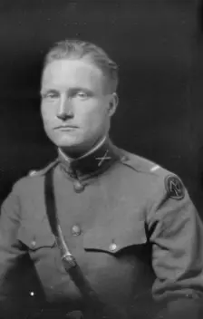 Lieutenant Bartlett Boder, portrait photograph, 1919 Mar. 19. Creator: Arnold Genthe