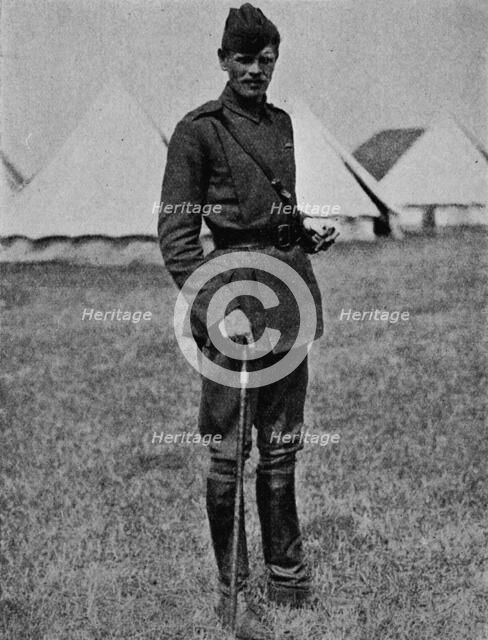 Lieutenant BH Barrington-Kennett, the first Adjutant of the RFC, 1912 (1933). Artist: Flight Photo.